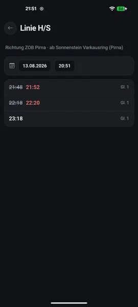 Screenshot 4 von Abfahrten