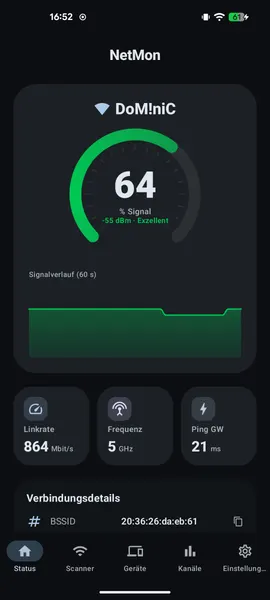 Screenshot 1 von Netmon