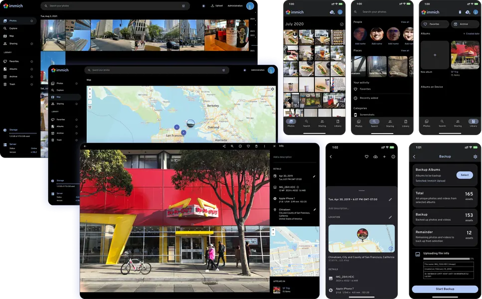 Screenshot 1 von Immich