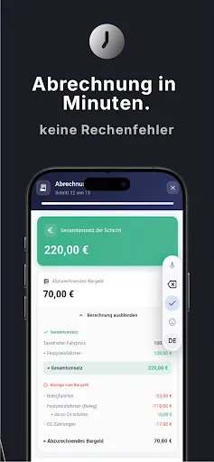 Screenshot 2 von Cably - Taxi Fahrer App