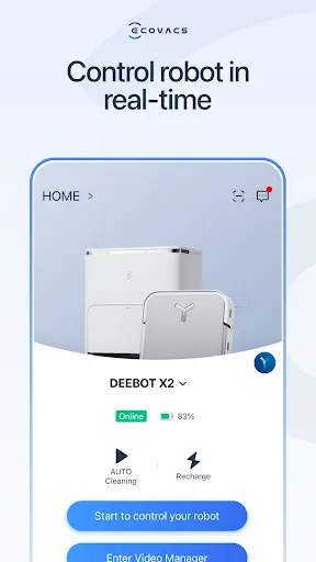 Screenshot 1 von ECOVACS HOME