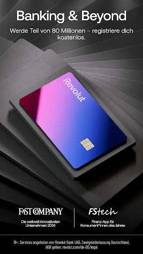 Screenshot 1 von Revolut — Banking & Trading