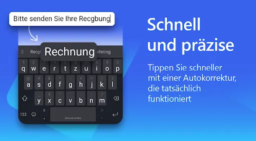 Screenshot 1 von Microsoft SwiftKey KI-Tastatur