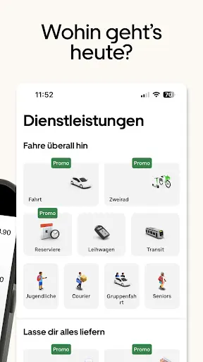 Screenshot 2 von Uber - Deine Fahrt auf Abruf