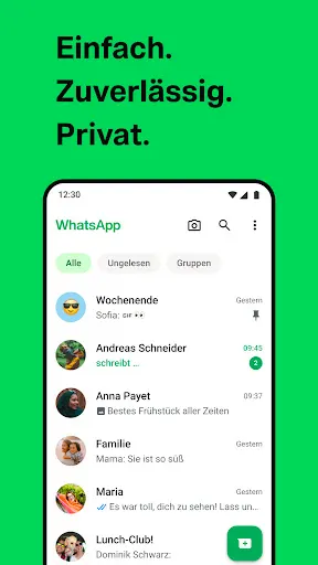 Screenshot 1 von WhatsApp Messenger