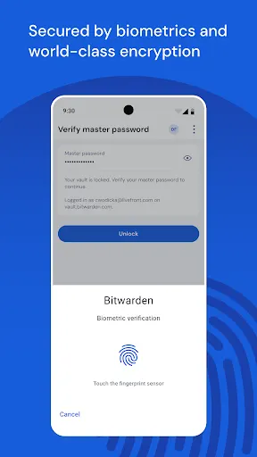 Screenshot 6 von Bitwarden Passwortmanager