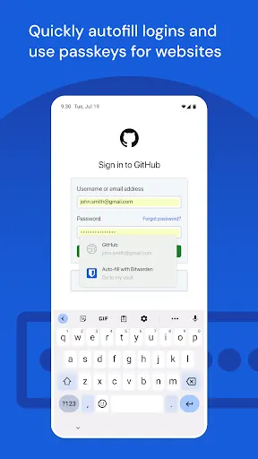 Screenshot 5 von Bitwarden Passwortmanager