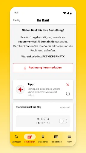 Screenshot 5 von Post & DHL