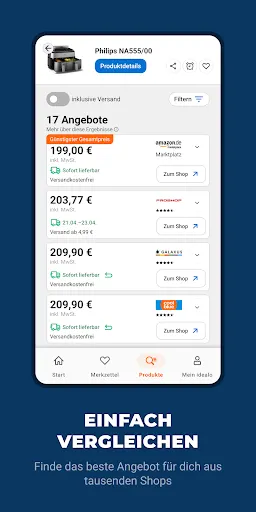 Screenshot 4 von idealo: Produkt Preisvergleich