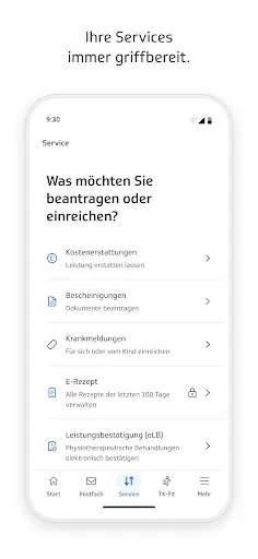 Screenshot 2 von TK-App