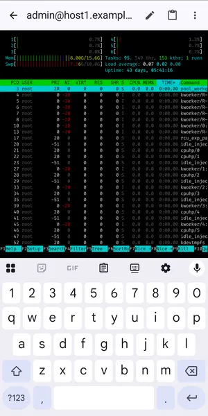 Screenshot 3 von ConnectBot