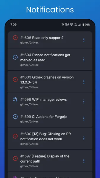 Screenshot 3 von GitNex for Forgejo and Gitea