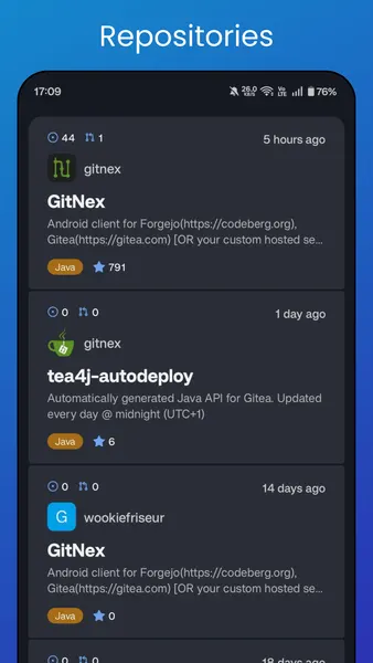 Screenshot 2 von GitNex for Forgejo and Gitea