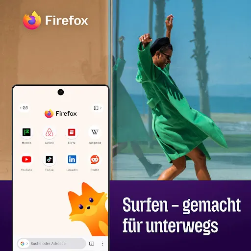 Screenshot 1 von Firefox: Privater Browser