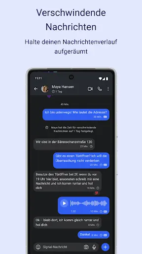 Screenshot 2 von Signal – Sicherer Messenger