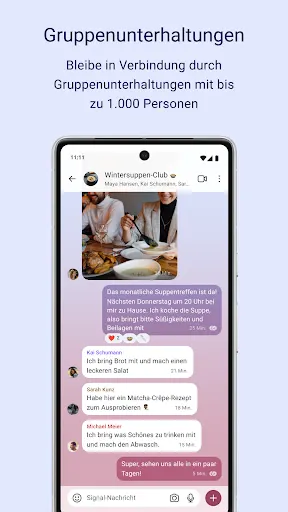 Screenshot 6 von Signal – Sicherer Messenger