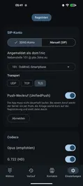 Screenshot von AndPhone