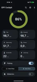 Screenshot von Epf Cockpit