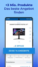 Screenshot von Geizhals Deals Preisvergleich