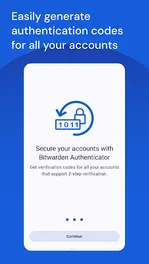 Screenshot von Bitwarden Authenticator