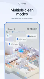Screenshot von ECOVACS HOME