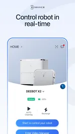 Screenshot von ECOVACS HOME