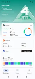 Screenshot von Mobvoi Health