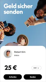 Screenshot von PayPal