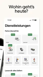 Screenshot von Uber - Deine Fahrt auf Abruf