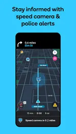 Screenshot von Waze Navigation und Verkehr