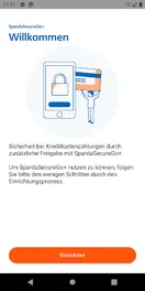 Screenshot von SpardaSecureGo+