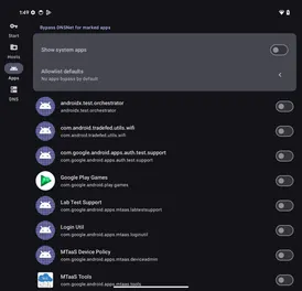 Screenshot von DNSNet