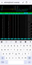 Screenshot von ConnectBot