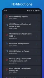 Screenshot von GitNex for Forgejo and Gitea