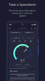 Screenshot von Speedtest von Ookla