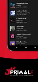 Screenshot von PRIMAL.FM