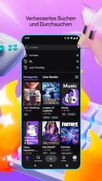 Screenshot von Twitch: Live-Streaming